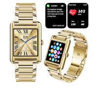 Ice Watch Montre connectée ICE Smart TK 2.0 - Bracelet acier doré, AMOLED 1,41" - IP68