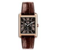 ICE-WATCH - Ice Smart TKS 2.0 Rose-Gold Brown Croco - Montre connectée Rose-Gold pour Femme avec Bracelet en Cuir - 025382 (1,41 Pouces)