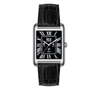 ICE-WATCH - Ice Smart TKS 2.0 Silver Black Croco - Montre connectée Argent pour Femme avec Bracelet en Cuir - 025380 (1,41 Pouces)