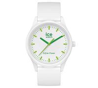ICE-WATCH - Ice Solar Power Nature - Montre Blanche pour Femme avec Bracelet en Silicone - 018473 (Small)