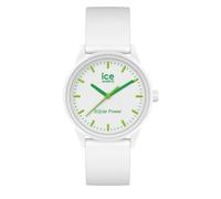 ICE-WATCH - Ice Solar Power Nature - Montre Blanche pour Femme avec Bracelet en Silicone - 018473 (Small)