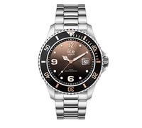 ICE-WATCH - Ice Steel Black Sunset Silver - Montre Argent pour Femme avec Bracelet en Metal - 016768 (Medium)