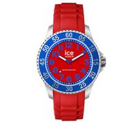 ICE-WATCH - Ice Steel - Boy's Wristwatch with Silicon Strap (Small) Red
