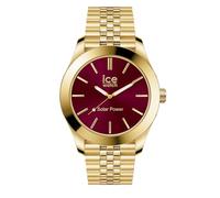 ICE-WATCH - Ice Steel Gold Burgundy - Montre dorée pour Femme avec Bracelet en Metal - 023793 (Small)