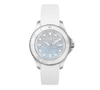 ICE-WATCH - Ice Steel Lo White - Women's Wristwatch With Silicon Strap (Small) B