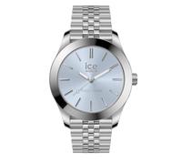 ICE-WATCH - Ice Steel Silver Light Blue - Montre Argent pour Femme avec Bracelet en Metal - 023789 (Small)