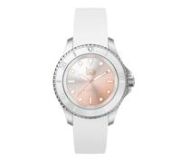 ICE-WATCH - Ice Steel Sunset Pink - Montre Argent pour Femme avec Bracelet en Silicone - 020369 (Small)