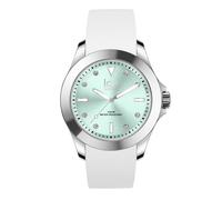 ICE-WATCH - Ice Steel White Pastel - Women's Wristwatch With Silicon Strap (Medi