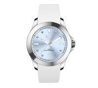ICE-WATCH - Ice Steel White Pastel - Women's Wristwatch With Silicon Strap (Medi