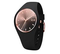 ICE-WATCH - Ice Sunset Black - Montre Noire pour Femme avec Bracelet en Silicone - 015748 (Medium)