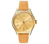 Ice-Watch - ICE time Beige Gold - Montre beige pour femme avec bracelet en cuir - 013061 (Medium)