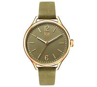 ICE-WATCH - Ice Time Khaki - Montre Verte pour Femme avec Bracelet en Cuir - 013056 (Medium)