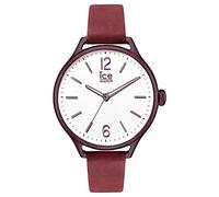 ICE-WATCH - Ice Time Red Purple - Montre Rouge pour Femme avec Bracelet en Cuir - 013075 (Small)