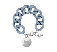 ICE-WATCH -Jewellery - Chain Bracelet - Artic Blue - Silver - Bracelet Mailles XL de Couleur Bleue pour Femmes Fermé d'Une Médaille Argentée (020918)