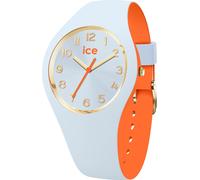 Ice-Watch - ICE duo chic Light blue orange - Montre bleue pour femme avec bracelet en silicone - 023278 (Small)