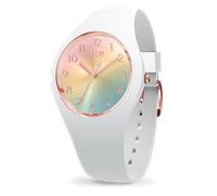 ICE-WATCH Sunset Rainbow Montre Femme Analogique Quartz avec Bracelet Silicone IC015743