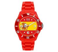 Ice Watch Montre mixte Ice-World Spain Quartz Petit Cadran multicolore Bracelet silicone rouge