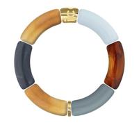 ICE-WATCH N/A Femme ICE Jewellery - Bella bracelet Ochre blue - Bracelet mode bleu et orange pour femme (024178), Multicouleur, Taille unique