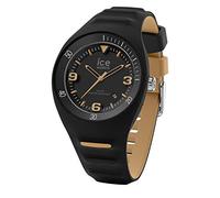 ICE-WATCH - P. leclercq Black Beige - Montre Noire pour Homme avec Bracelet en Silicone - 018947 (Medium)