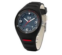 ICE-WATCH - P. leclercq Black Blue Jeans - Montre Noire pour Homme avec Bracelet en Silicone - 018944 (Medium)