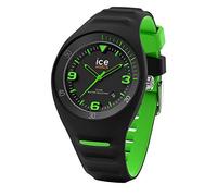 ICE-WATCH - P. leclercq Black Green - Montre Noire pour Homme avec Bracelet en Silicone - 017599 (Medium)