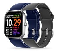Ice-Watch Smart One 38mm, Argent avec bracelet supplémentaire Noir Bleu