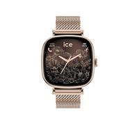ICE-WATCH - Ice Smart 2.0 Rose-Gold Milanese - Montre connectée carrée Rose-Gold pour Femme avec Bracelet en Acier Inoxydable - 025233 (1.70 Pouces)