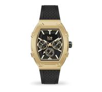 ICE-WATCH - Ice boliday Golden Black - Montre Noire pour Femme avec Bracelet en Silicone - 022866 (Small)