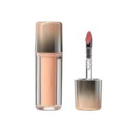 Ice Watery Lip Gloss-Gen 2, Dual Flash Watery Lip Gloss, Jelly Hydrating Mirror Liquid Lipstick with Upgraded Metal Velvet Iron Brush Plump Lips for Daily Wear (#12 Peach Soda)