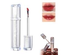 Ice Watery Lip Gloss - Jelly Lip Melt, Iced Tea Watery Lip Gloss, Plumping Lip Gloss, Jelly Tinted Lip Gloss, Gloss Finish Long-Lasting Moisturizing Highlighting Natural-Beauty (04)