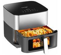 Iceagle Air Fryer 9l 2000w XXL Friteuse à Aire Double Resistance, 12 en 1, Écran Tactile, Recettes