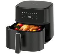 Iceagle Friteuse à Air Chaud 6.5 L Airfryer XXL - Friteuse sans Graisse avec Intérieur en Métal | Friteuse à Air Chaud 1700W avec 8 Programmes de Cuisson, Affichage Digital 2024 Friteuse à Air Chaud M