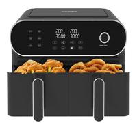 iceagle Friteuse Sans Huile 11L,Air Fryer Dual Zone Friteuse a Air avec 2 Tiroirs XXL Airfryer,6 en 1,1700W,Recettes