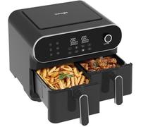 Iceagle Friteuse Sans Huile avec Double Tiroir 11L-1700W-6 en 1- Ecran Tactile- Recettes