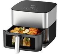 iceagle Friteuse sans huile XXL 9L 2000W Chaleur haut/bas 12en1 Métal 360° Argent/Noir