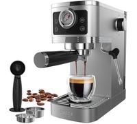 Iceagle Machine à Expresso à Pompe Italienne, 20 Bars, 1350W, Reservoir 1.3L