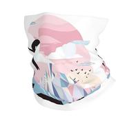 Iceberg Géométrique Dauphin De Mer Femme Homme Écharpe Tube Thermique Cache Cou Douce Tour De Cou pour Voyage Course À Pied Randonnée