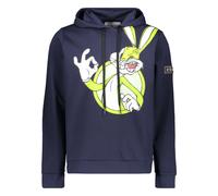 Iceberg, Homme, Sweatshirts et sweats à capuche, Bleu, Taille: XL Maxi Print Sweat à capuche