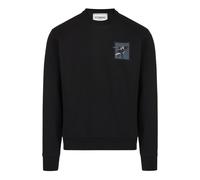Iceberg, Homme, Sweatshirts et sweats à capuche, Noir, Taille: S Regular Fit Crew Neck SweaT-shirt