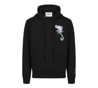 Iceberg, Homme, Sweatshirts et sweats à capuche, Noir, Taille: XL Sweat à capuche slim fit