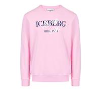 Iceberg, Homme, Sweatshirts et sweats à capuche, Rose, Taille: S SweaT-shirt Coupe Slim Col Rond