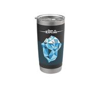 Iceberg Polygonal Explorez le Glacier Arctique du Pôle Nord Gobelet isotherme en acier inoxydable double paroi