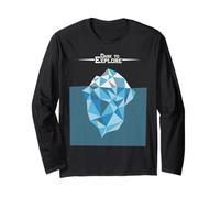 Iceberg Polygonal Explorez Le Glacier Arctique du Pôle Nord Manche Longue