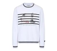 Iceberg - SweaT-shirt blanc optique coupe régulière en mélange de molleton de coton avec imprimé Looney Tunes - Homme - Sweatshirts et sweats à capuche - Blanc - Taille: L