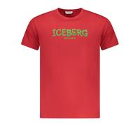 Iceberg - T-shirt à manches courtes - Homme - Tops - Rouge - Taille: XL