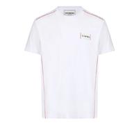 Iceberg - T-shirt classique en jersey de coton coupe régulière - Homme - Tops - Blanc - Taille: L