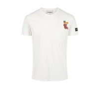 Iceberg - T-shirt en coton avec Yogi l`ours - Homme - Tops - Beige - Taille: M