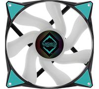 Iceberg Ventilateur thermique IceGALE Adressable RGB 140 mm PWM à double roulement à billes ARGB Noir