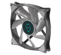 Iceberg Thermal IceGALE PWM Ventilateur de boîtier Premium 140 mm, Gris