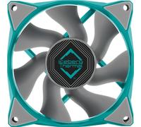 Iceberg Thermal IceGALE Xtra Ventilateur de boîtier haute performance PWM 80 mm (bleu-vert)